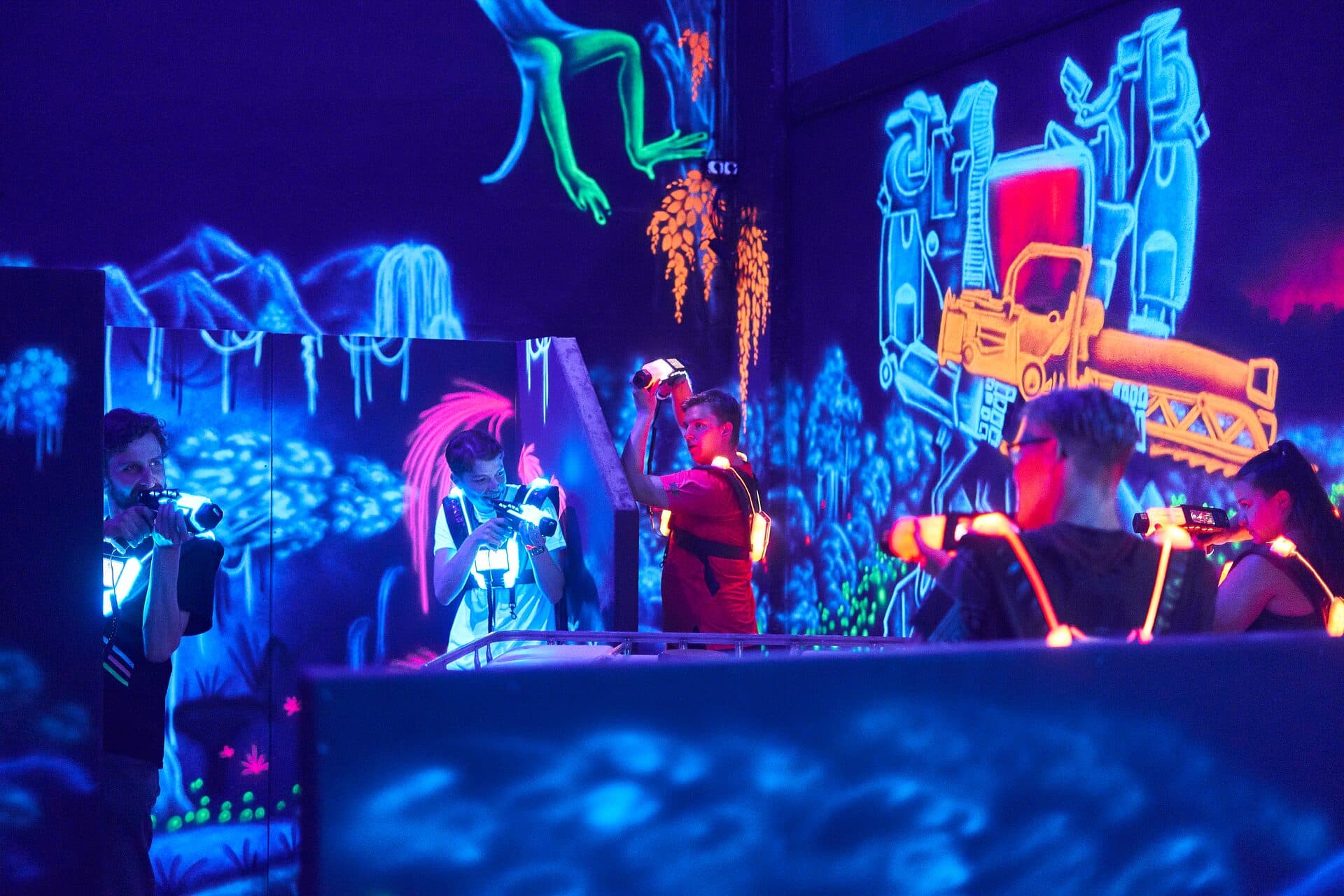 Kindergeburtstag mit Lasertag-Gruppe im Laserland Bautzen