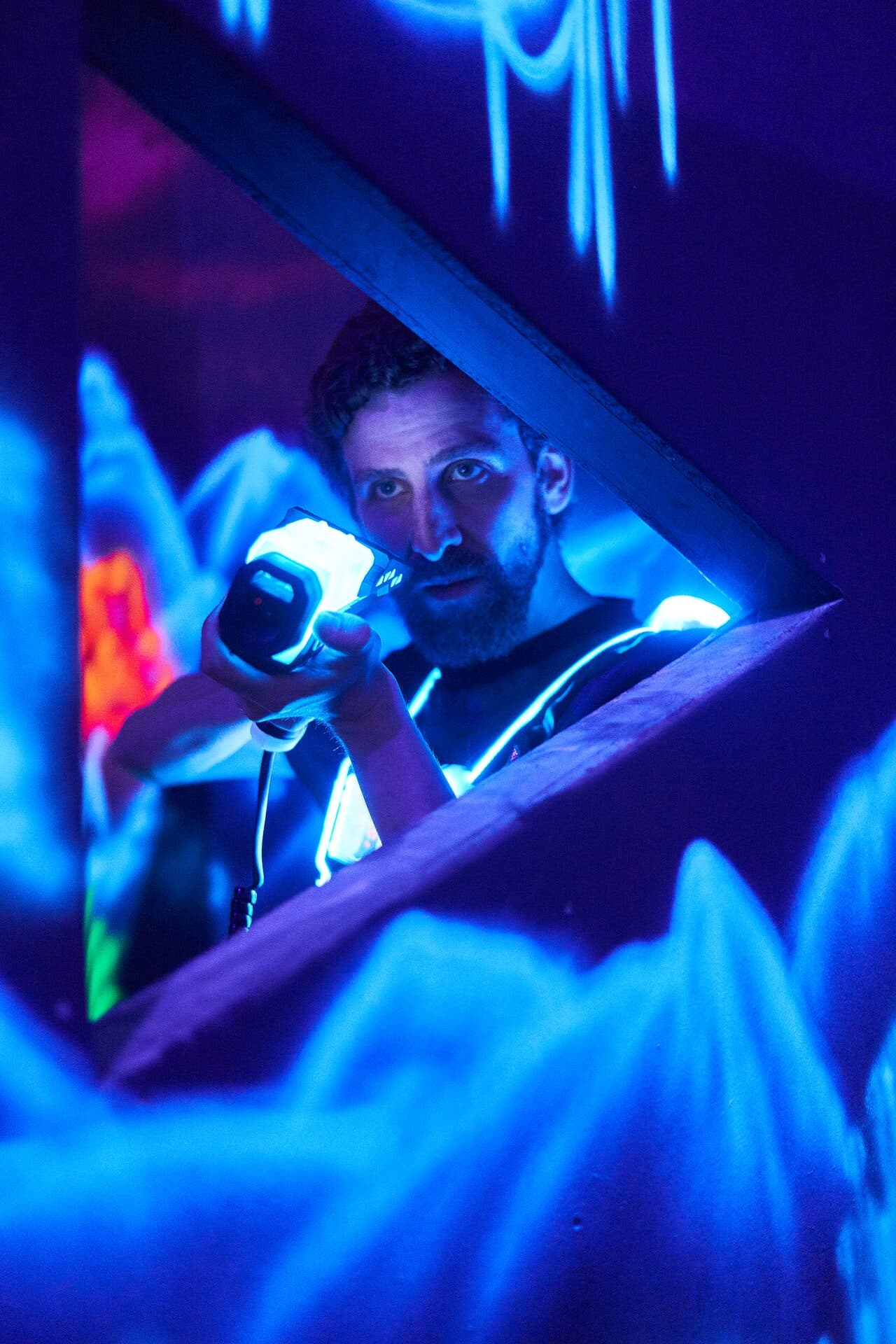Adrenalin-geladenes Lasertag-Team im Laserland Bautzen